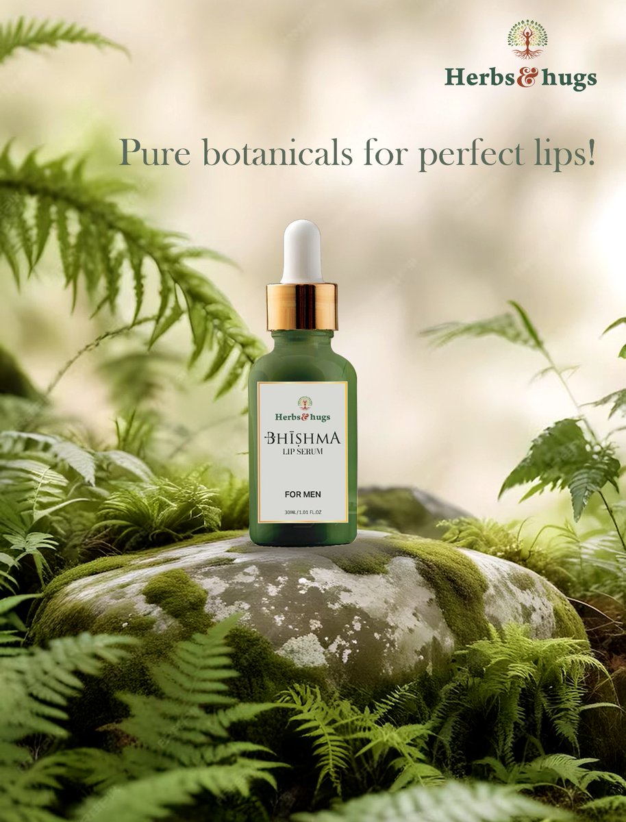 herbsnhugs's tweet image. 🍃 HERBS &amp;amp; HUGS BHISHMA LIP SERUM FOR MEN 🍃

#herbsnhugs #Indiasfirst ayurvedicpersonalcarebrand_formen  #empowering_men #ayurvedafor_urbanman #lip_serum #lipcare #hydratedlips #menlipserum #naturalcare #liphealth #moisturizedlips #herbalserum #smoothlips#ayurvedic #lipserum