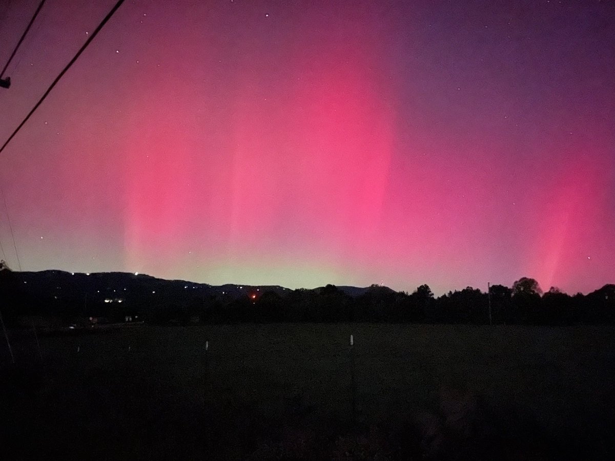2nd round of northern lights in South Carolina in 2024
