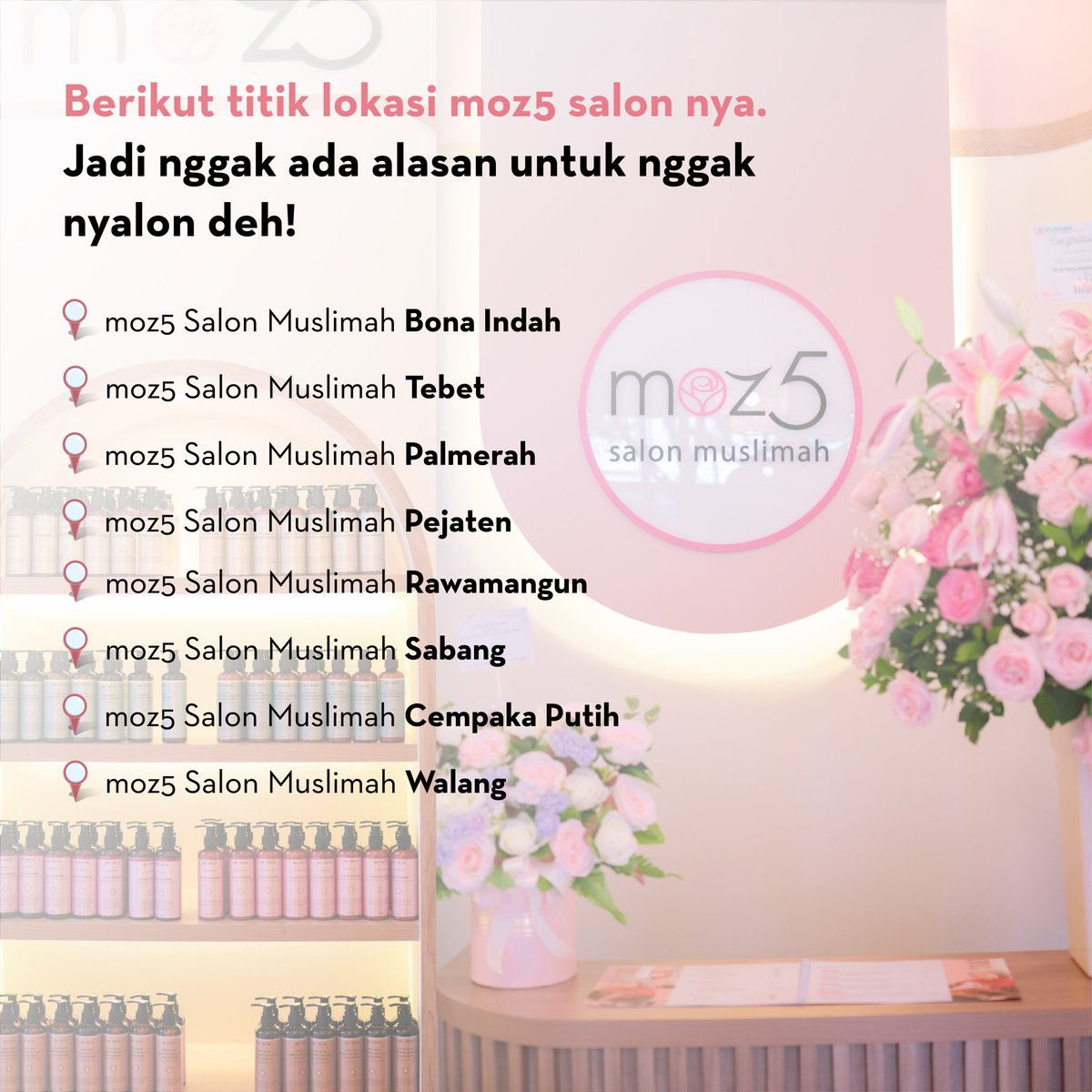 Enggak bisa lagi nahan kondisi rambut dan badan yang kaya gini, bawaaannya selalu cari tempat quality time yang seru sambil ngajak temen. Tapi, setiap destinasi di Jakarta itu udah nggak heran sama macetnya yang pollll pollll an!

Jadi kepikiran deh.. apa kita nyalon aja ya?