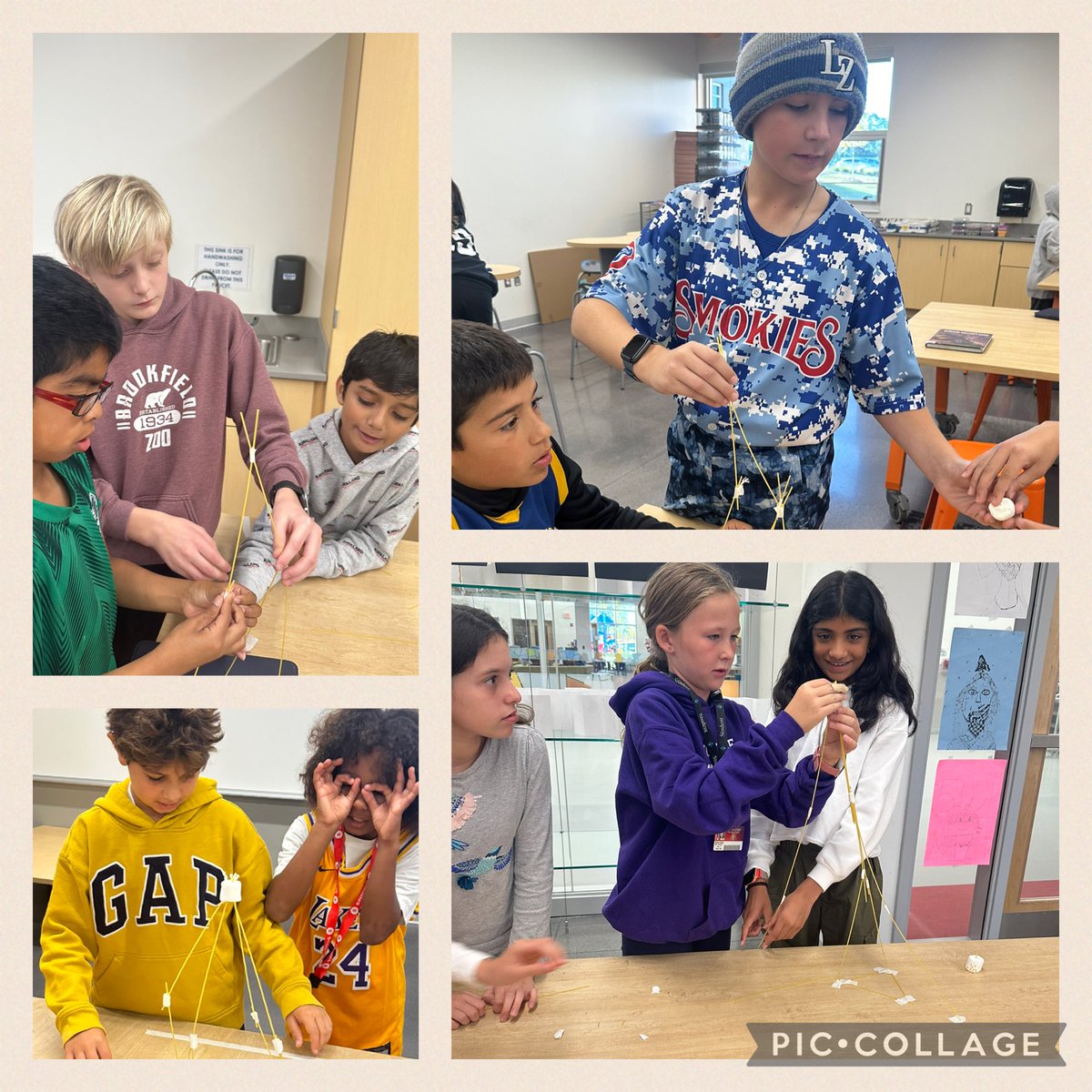 5th graders demonstrated awesome teamwork during the marshmallow challenge today. FreshINC is underway at MW!