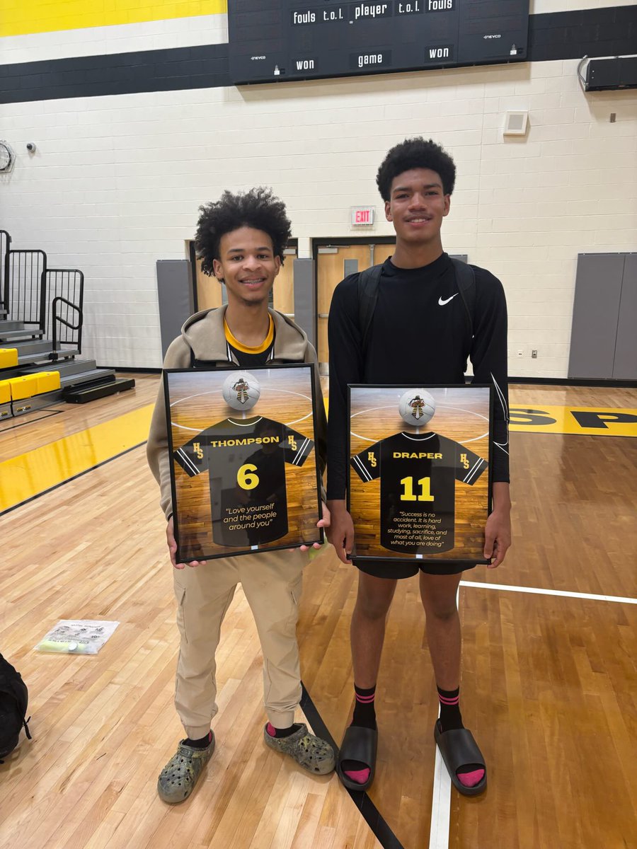 Senior night for volleyball! Congratulations, seniors. <a href="/WeAreHSHS/">We Are HSHS</a> <a href="/HSHS_Principal/">Kenneth White Ed.D.</a>