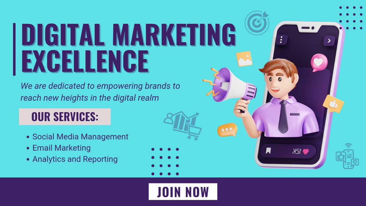 sayedteach84634's tweet image. 🌐 Digital marketing isn&apos;t just a trend; it&apos;s a necessity! It allows businesses to reach a wider audience, engage with customers in real-time,  leveraging online strategies is key to staying competitive and driving growth. #DigitalMarketing #BusinessGrowth #OnlineStrategy