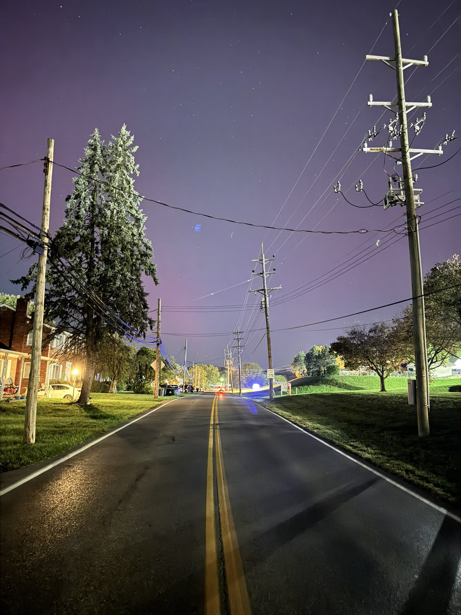 JamesJayBlake's tweet image. // Northern Lights came out way further south than normal