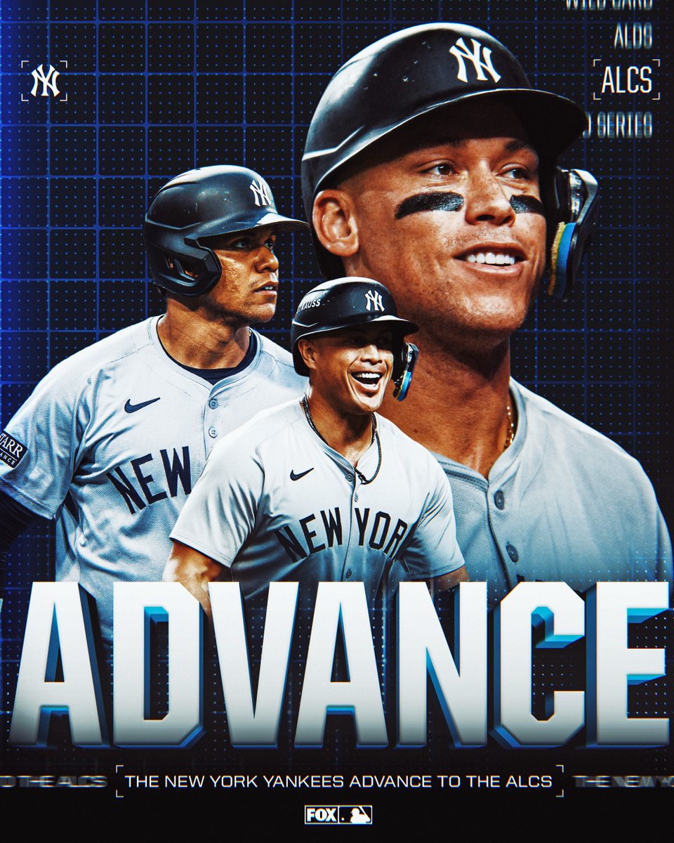 START SPREADING THE NEWS! 📰

THE YANKEES ARE GOING TO THE ALCS!
