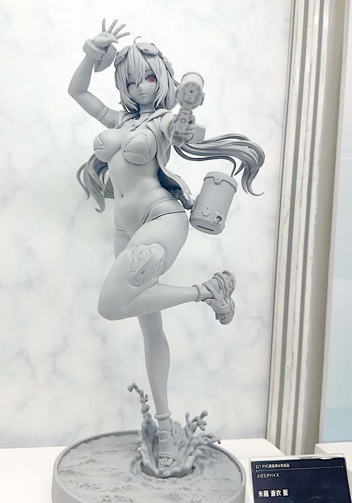 「#メガミデバイス  2/1スケールフィギュア第2弾「朱羅 蒼衣 翠」の彩色原型が」|Nidy-2D-のイラスト