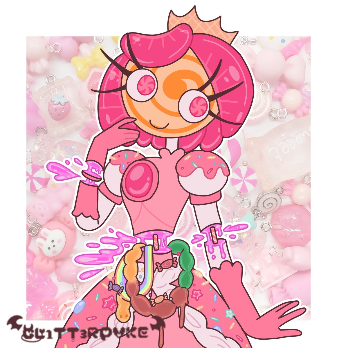 TW1NKL3VOMIT's tweet photo. goretober day 10 - candy gore

{#goretober┊#goretober2024┊#goretober24┊#gore┊#guro┊#pastel┊#candygore┊#theamazingdigitalcircus┊#tadc} https://t.co/aCKabZ4sdY