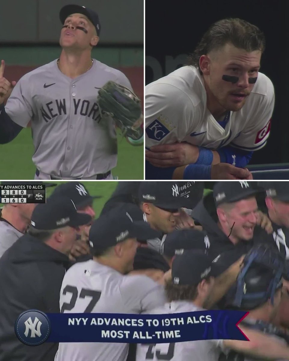 YANKEES DEFEAT ROYALS TO ADVANCE TO ALCS 🔥 <a href="/BRWalkoff/">B/R Walk-Off</a>