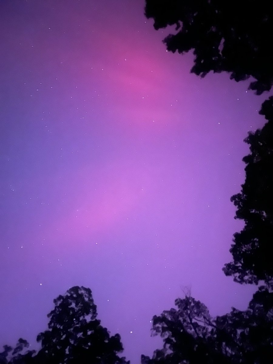HokieEm's tweet photo. Views from my back deck in eastern Goochland County tonight. This is so damn cool! @WeatherAF @MeganWiseWX https://t.co/oBy2UJ6QoJ