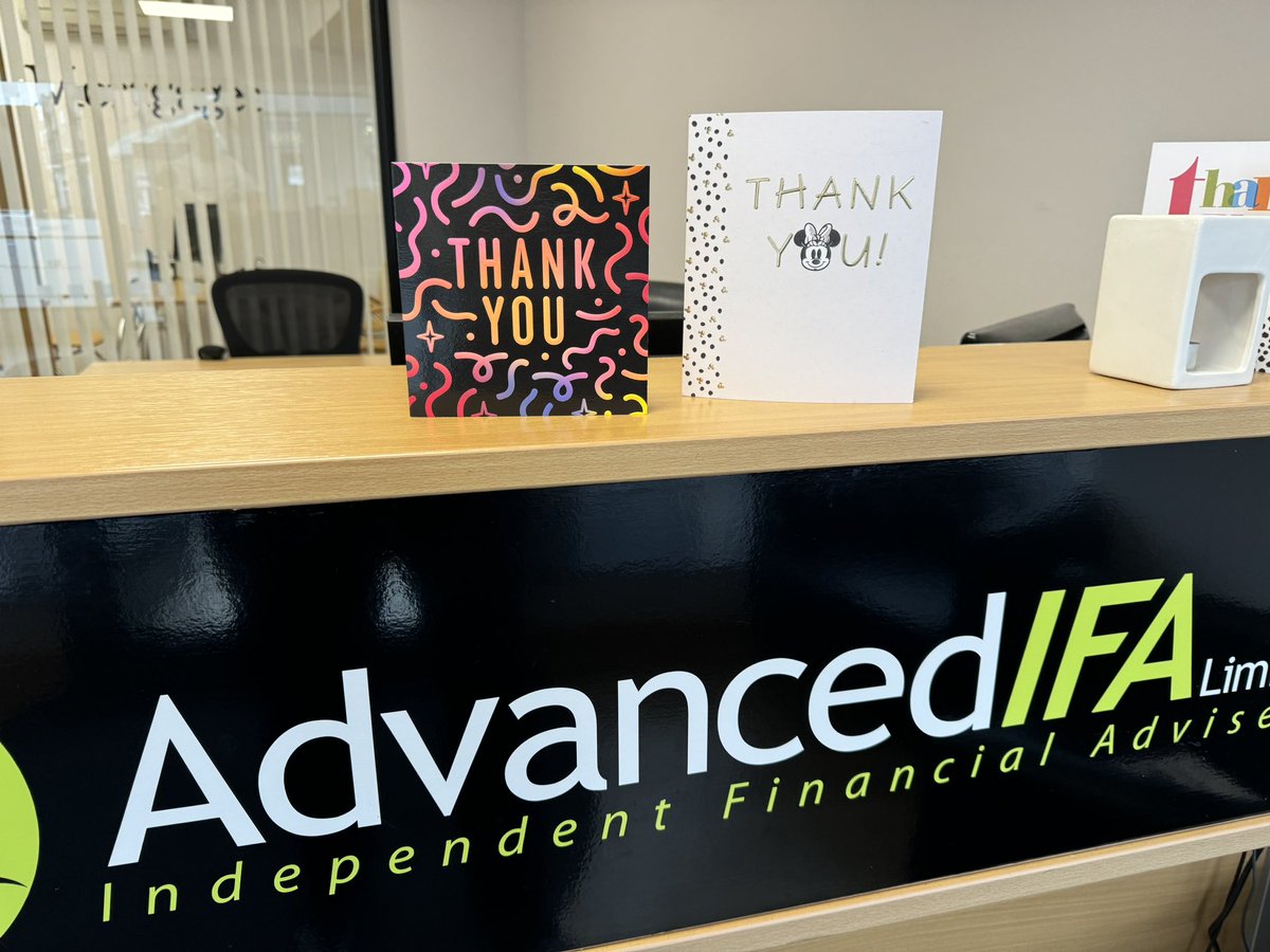 AdvancedIFA's tweet image. Great to open the post to two lovely Thank You cards. One for Andrew for guiding 1st time buyers through to the purchase of their new home. Secondly Sandra for helping a family with their Estate Planning concerns. ⭐️⭐️⭐️⭐️⭐️