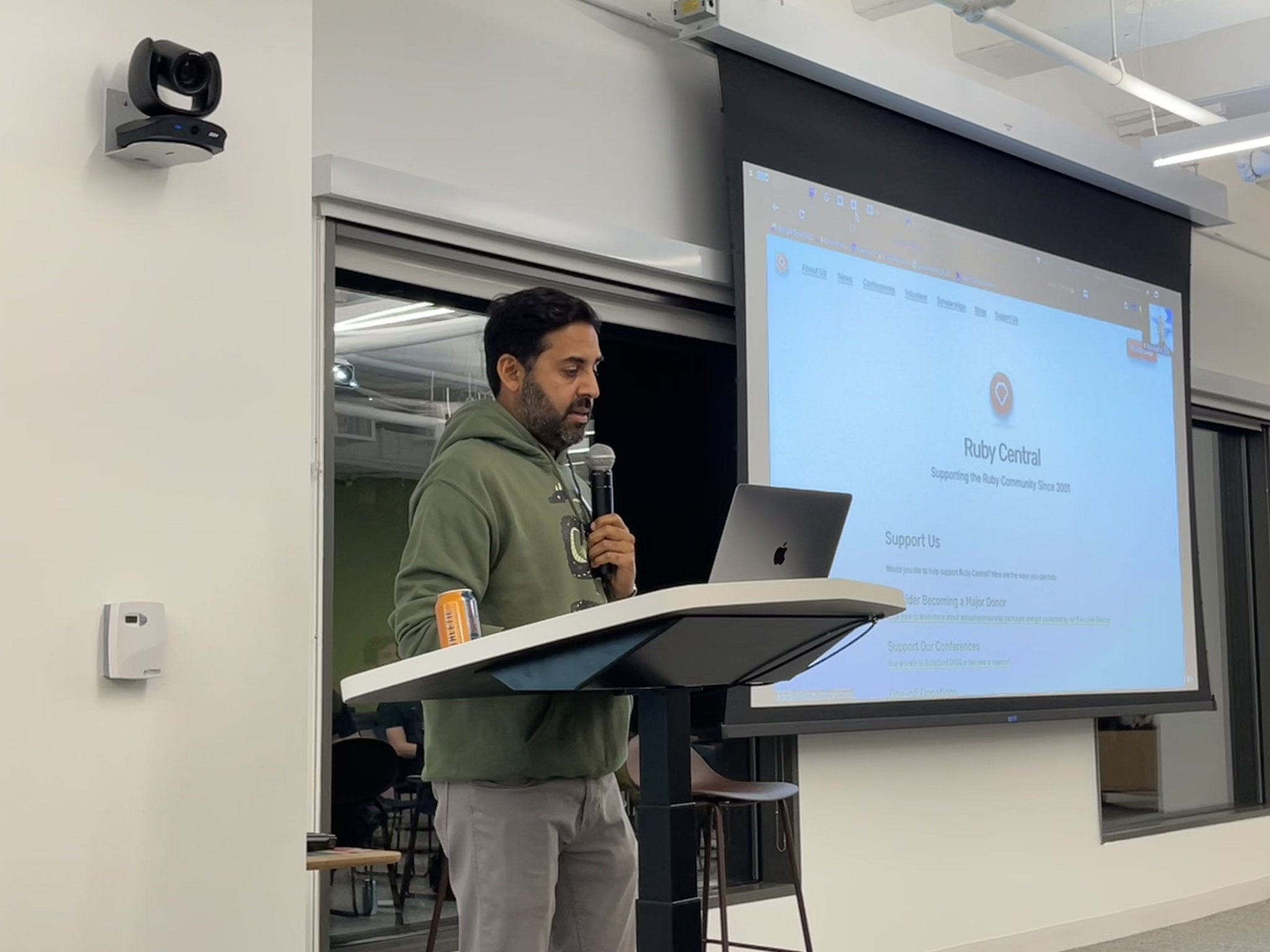 talk by Adarsh Pandit: Open Mic: Ruby Central