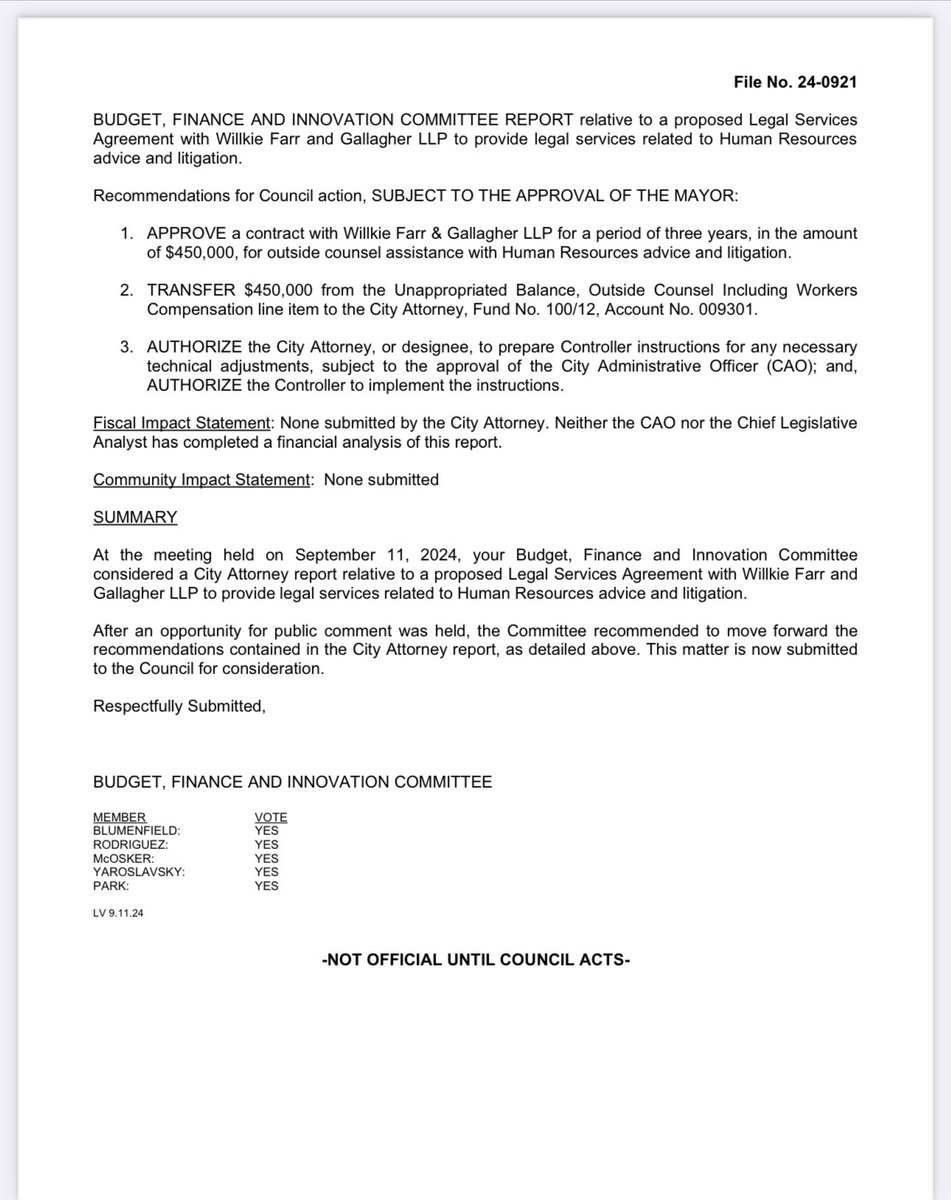 FilmThePoliceLA's tweet image. You want to spend $450,000 of our money to defend you against allegations that you’re corrupt?