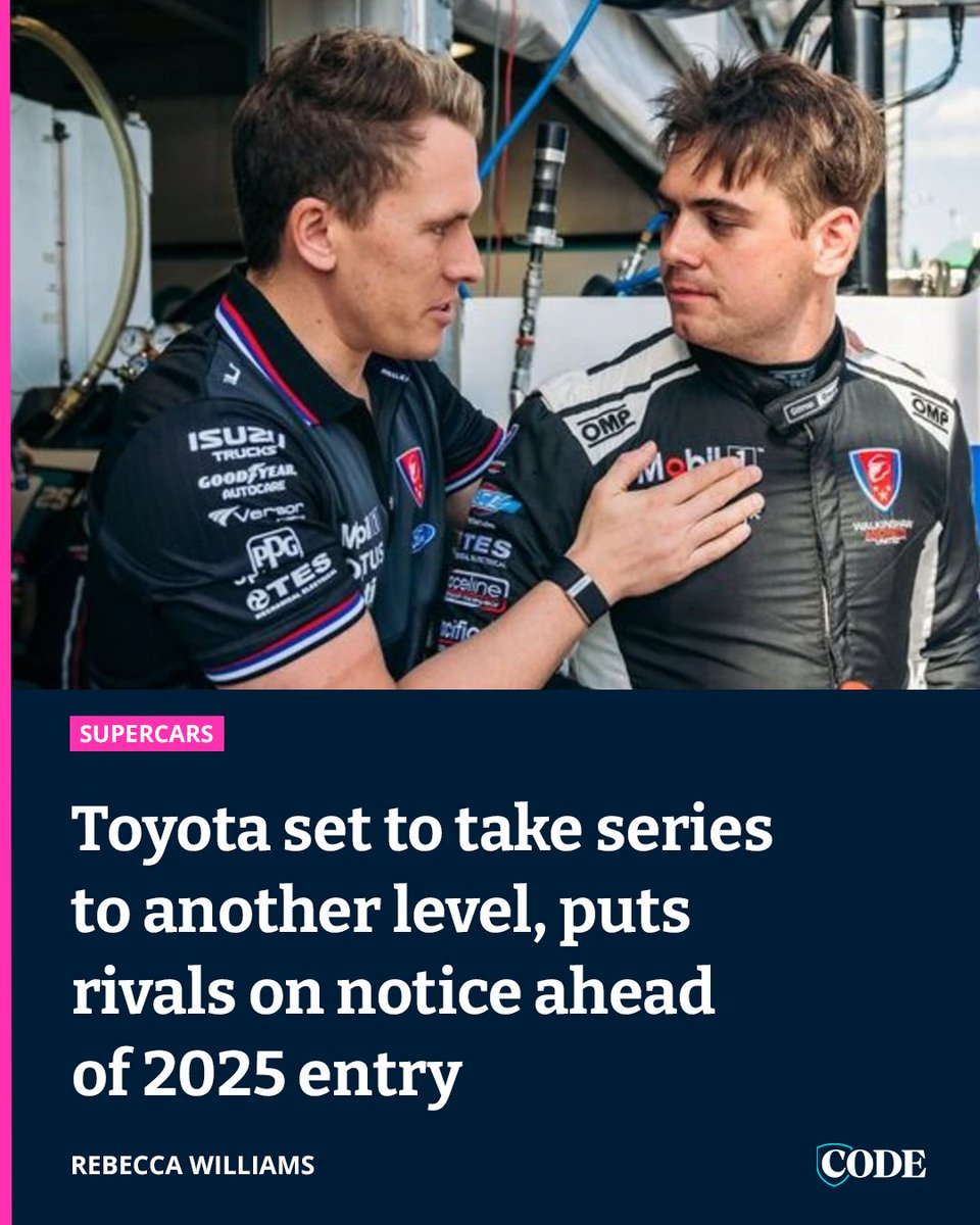 Walkinshaw Andretti United co-owner Ryan Walkinshaw has vowed Toyota’s Supercars entry in 2026 will “elevate the sport to another level”, as a rival team revealed their wariness of the series newcomers. ✍️ <a href="/BecHeraldSun/">Rebecca Williams</a> 

MORE: bit.ly/4f2UE0Z