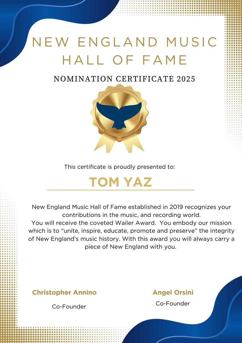 TOM YAZ tweet media