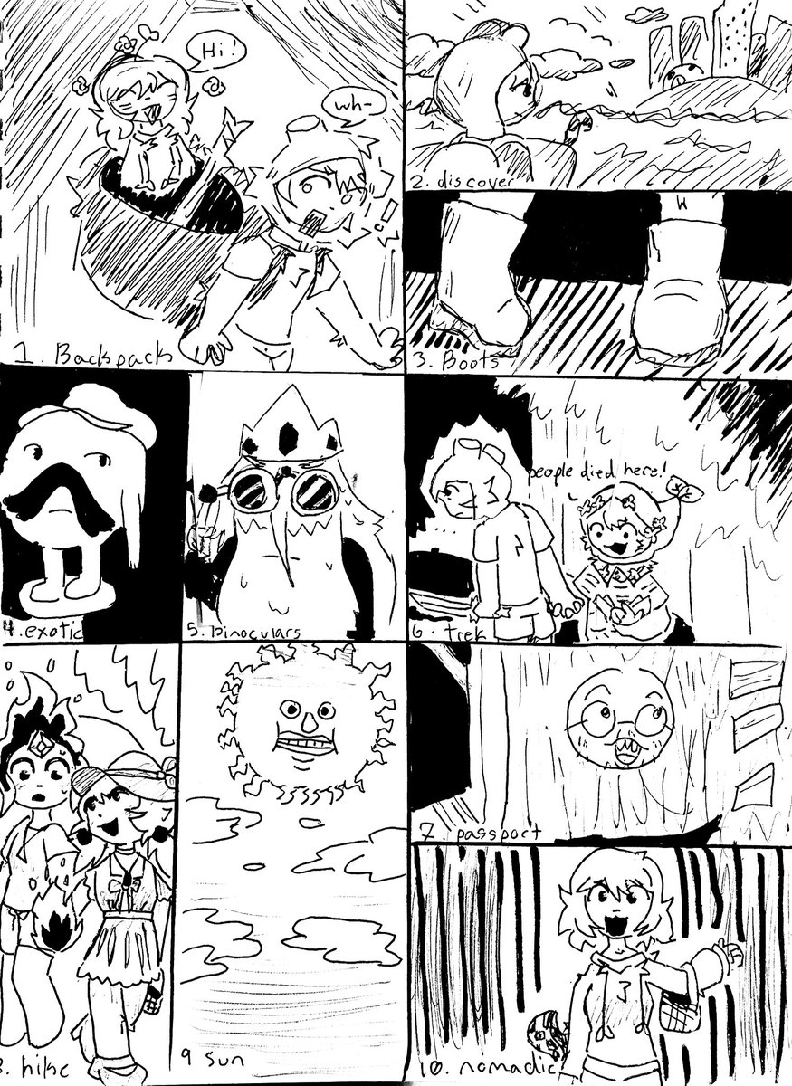 QualifiedLeky's tweet photo. INKTOBER PAGE 1 !! i was struggling.. very badly at the start, but i got the hang of it pretty quickly !

lotsssss of hashtags.. plz dont flop
#Inktober #inktoberchallenge #adventuretime #adventuretimefanart #adventuretimeoc #fernthehuman #finnthehuman #fireprincess #iceking https://t.co/b0DhZePlrs