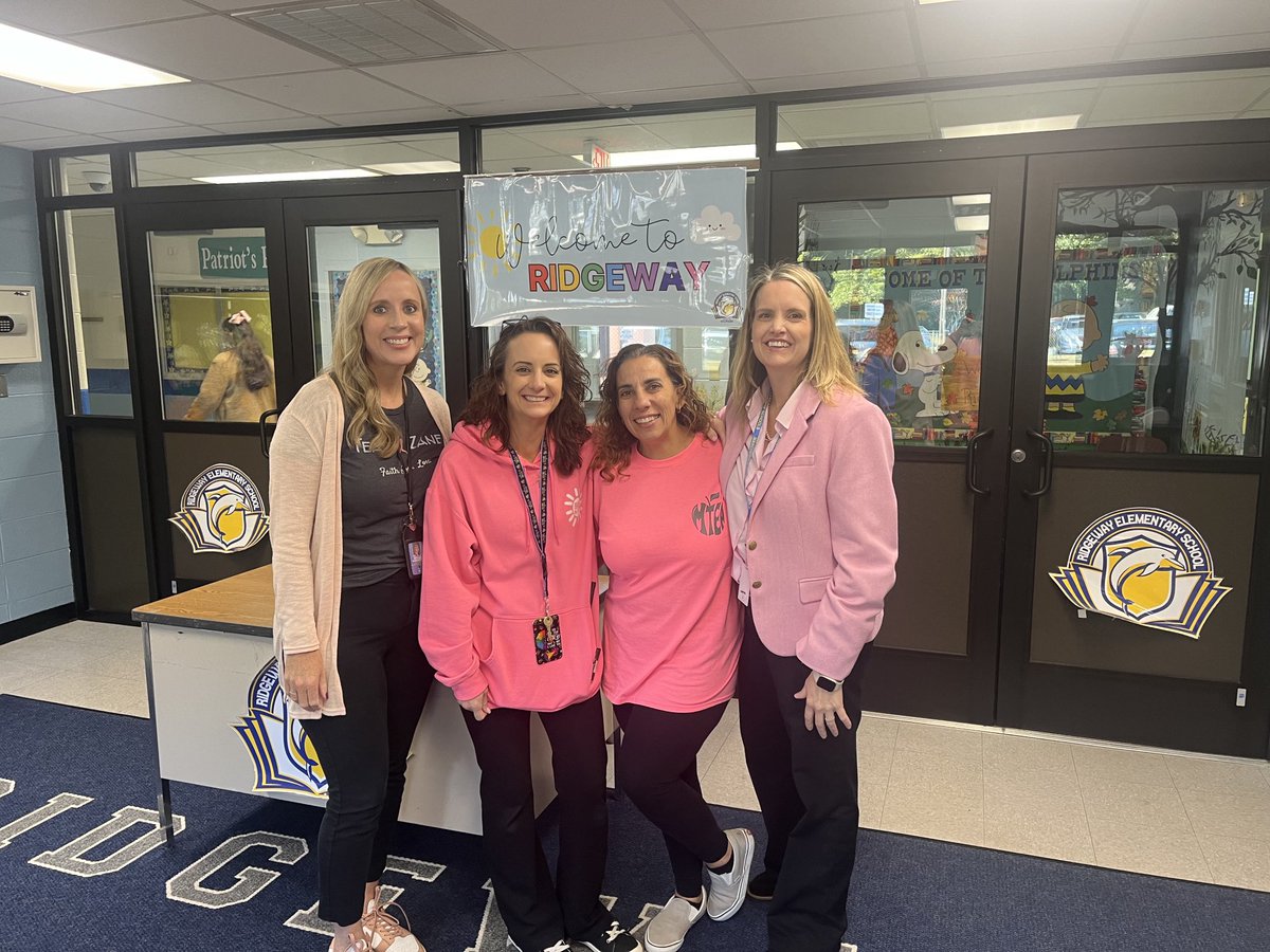 Ridgeway recognizes #BreastCancerAwarenessMonth #MakingPositveWaves ⁦<a href="/MTSDnews/">MTSD News</a>⁩ ⁦<a href="/MTSD_DPedroza/">Diane Pedroza</a>⁩