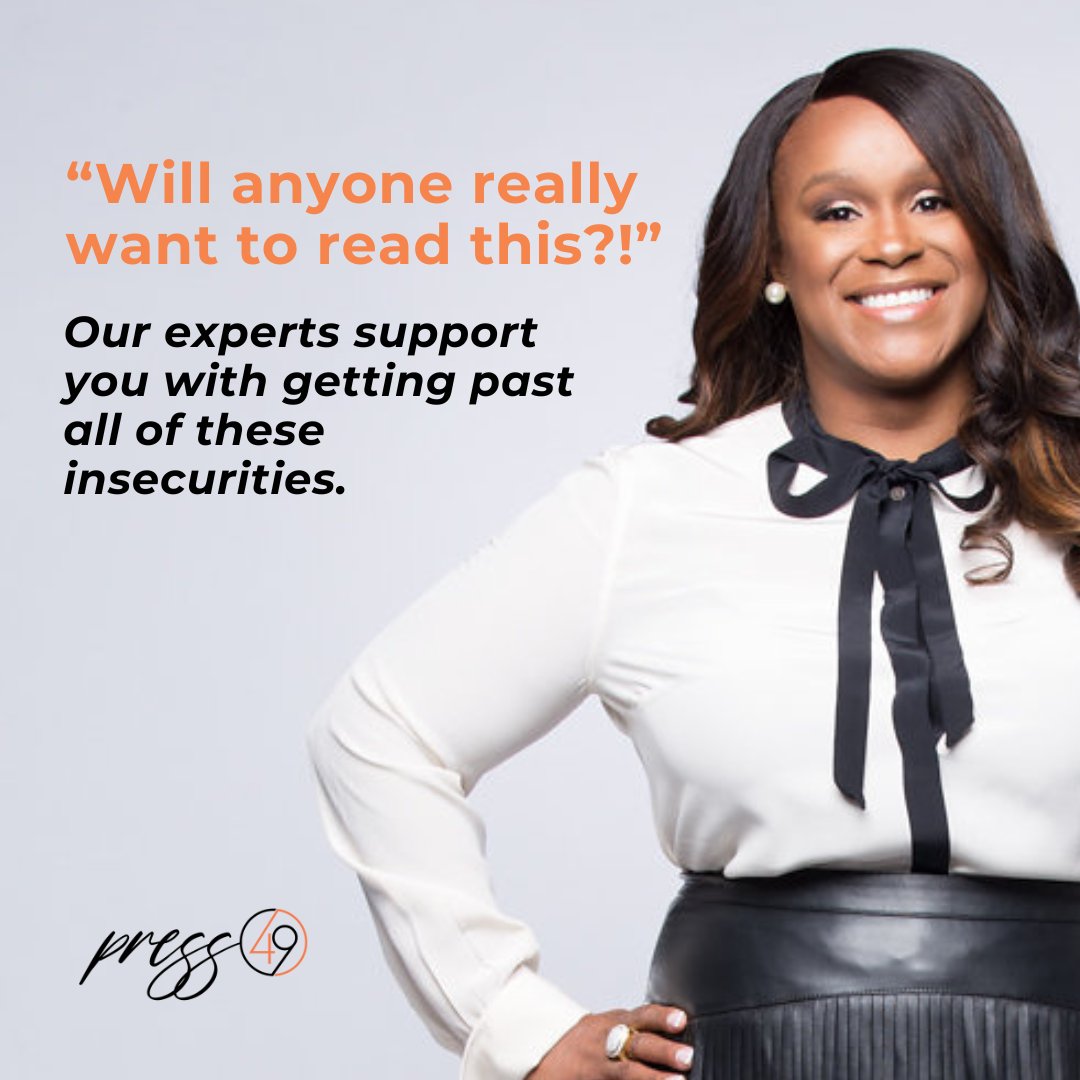 bmhcompanies's tweet image. At Press 49, our experts are here to support you with pushing past insecurities and bringing your unique voice to the world. 

Whether you&apos;re polishing a draft or just starting out, we provide the guidance you need to make your story shine. 

#WritingSupport #Press49