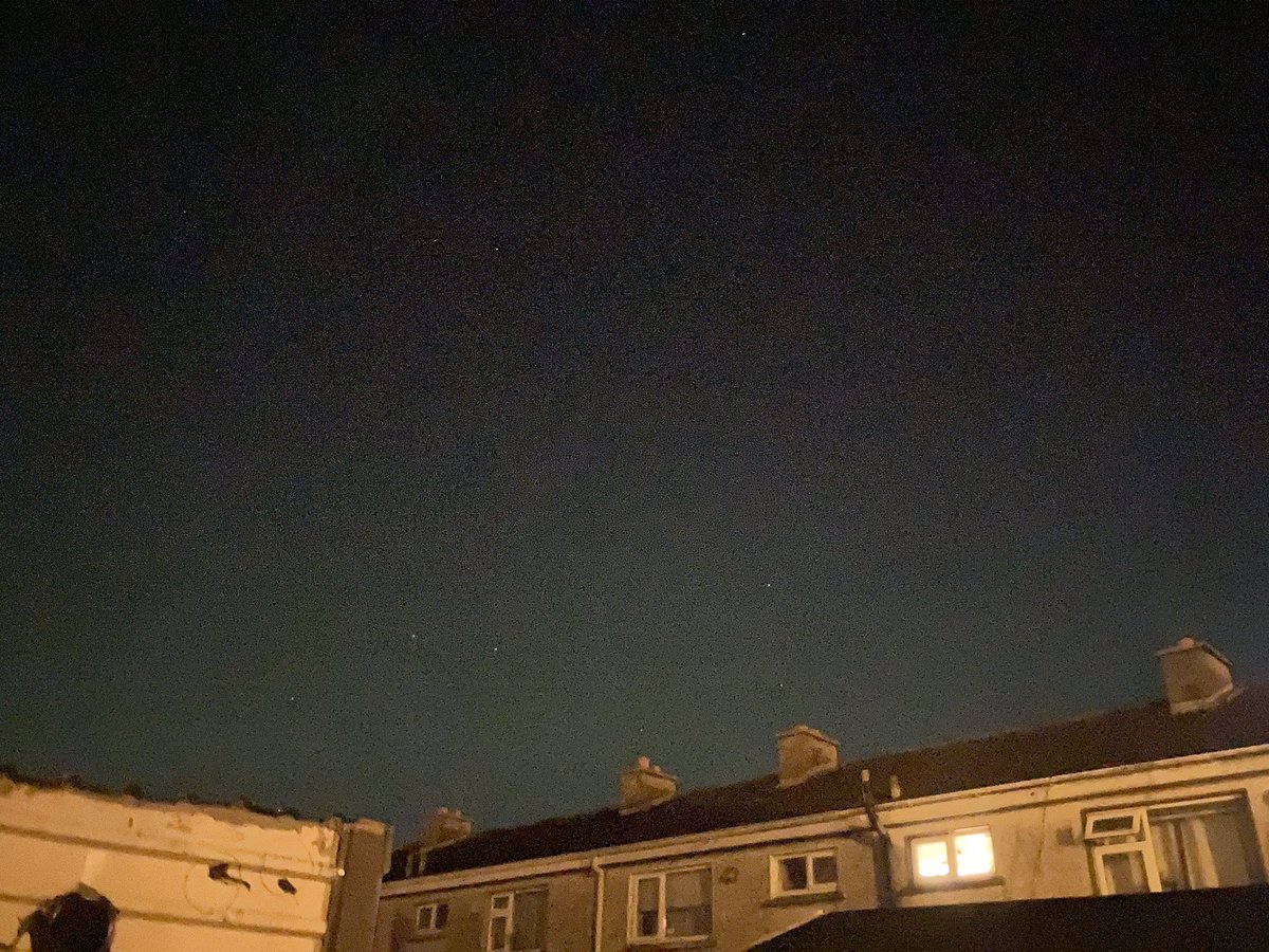 Not the best picture but great to finally catch the #northerlights here in Waterford City.