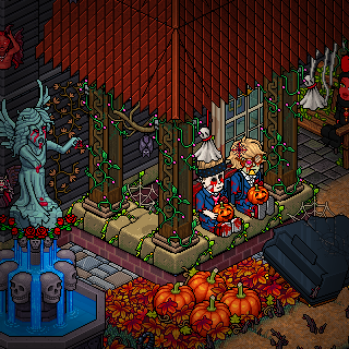 austinwalterus's tweet photo. Observando os preparativos finais pro lançamento do Runescape Survivor no Habbo Hotel @Habbo @HabboPTBR @HabboRunescape #habboween #habbo ❤️ https://t.co/8kNqdKXv4V
