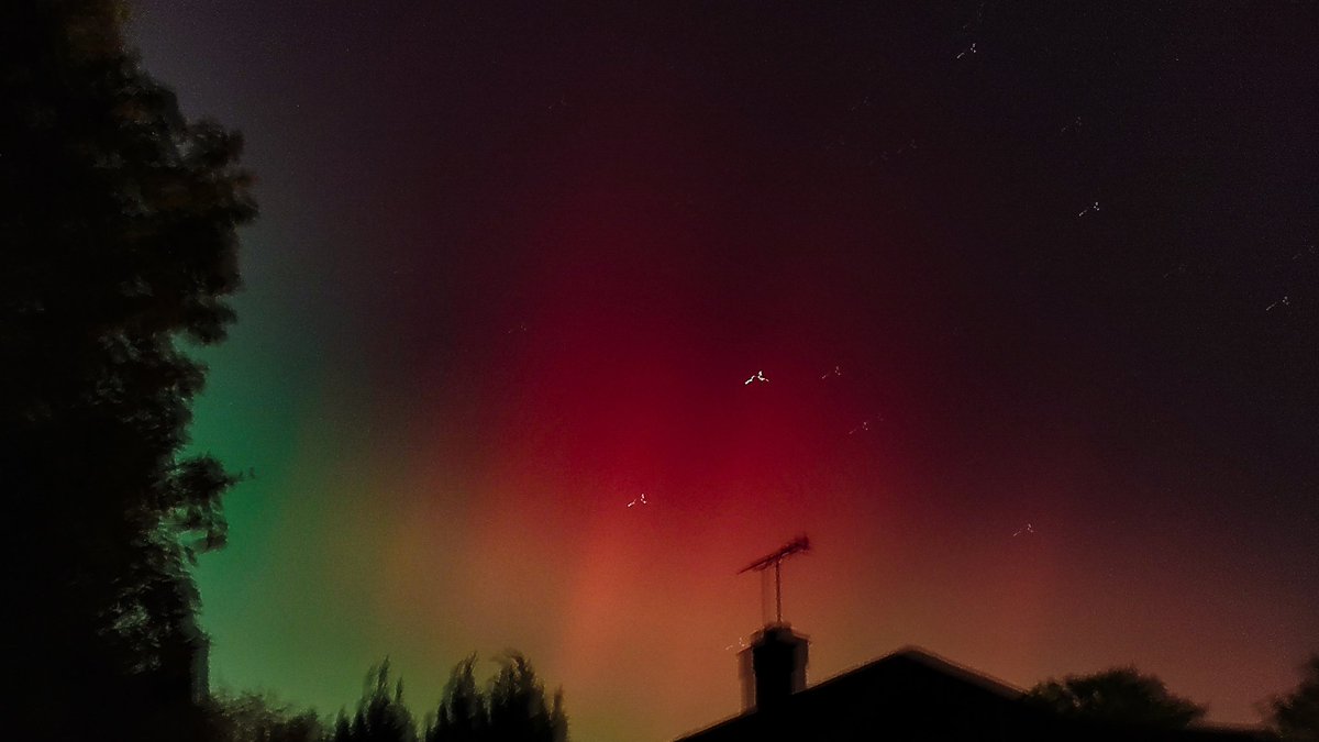 Can't believe I finally saw it
#northernlights #aurora