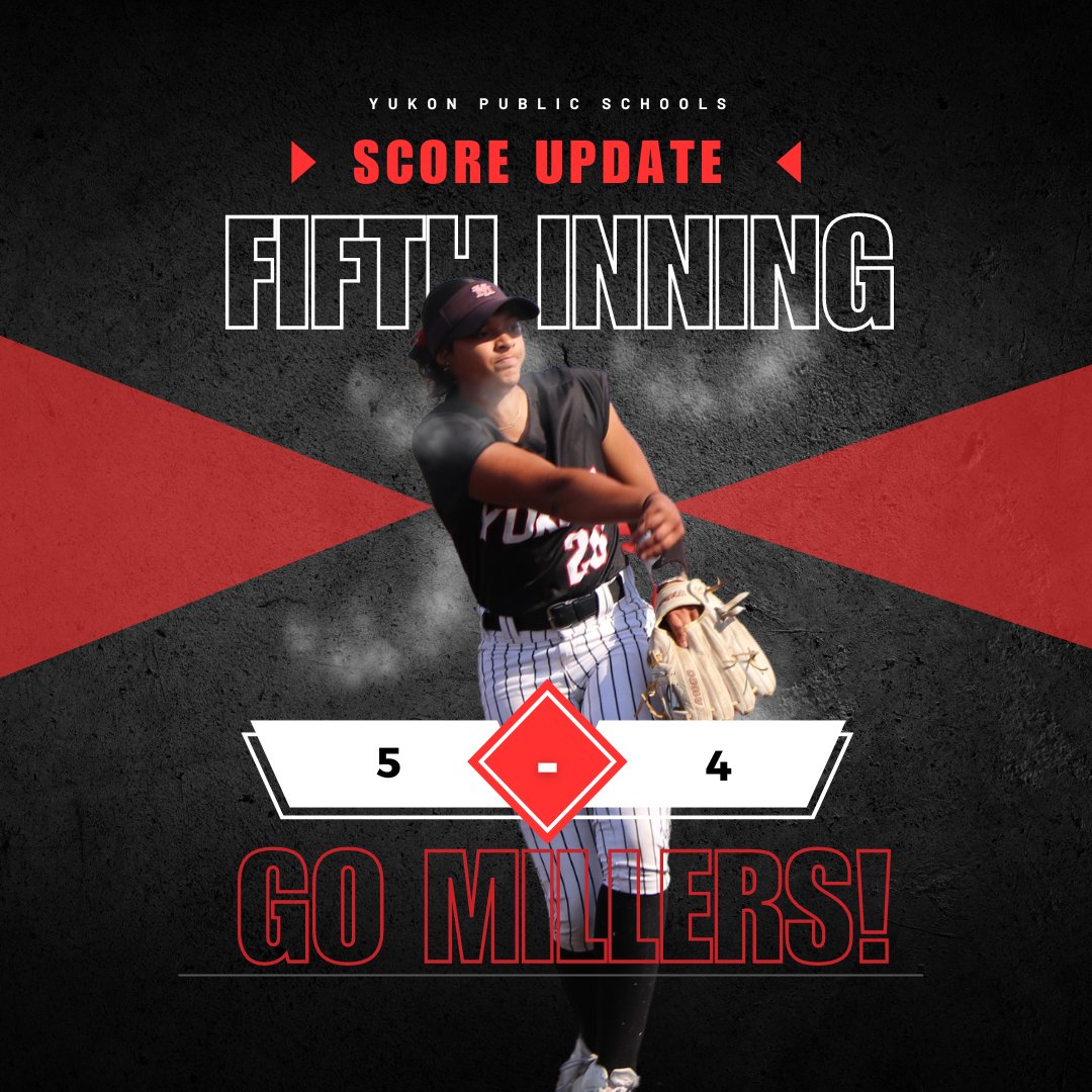 Game 2: End of the 5th inning. Millers continue to lead Enid 5-4!!! Keep it up, Millers!!!