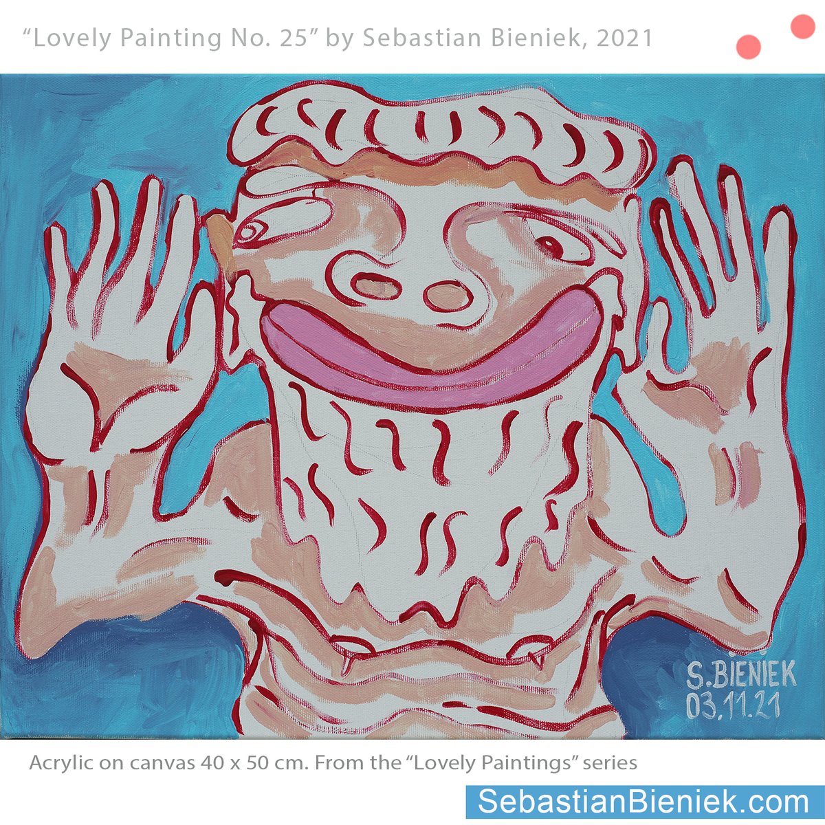 „Lovely Painting No. 25“, by Berlin based artist Sebastian Bieniek, 2021, acrylic on canvas. From the „Lovely Paintings“ series.

More: sebastianbieniek.com/lovely 

#LovelyPaintings #SebastianBieniek #Bieniek #LovelyPainting #LovelyPainting25 #Painting #Gemälde #Art #Artwork #Kunst