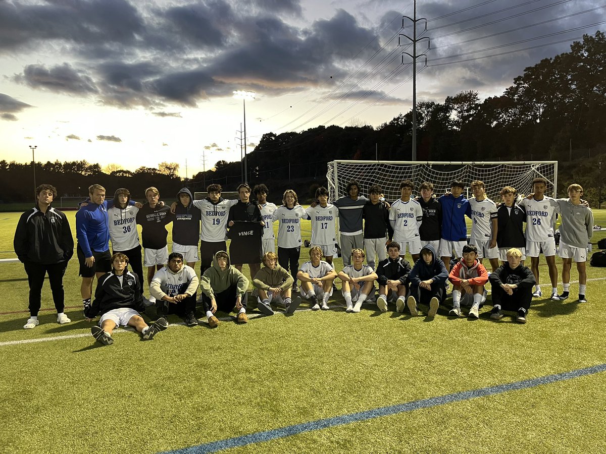 VinceAutMorire's tweet photo. Bucs (3-4-5) play a strong game but L 1-0 at Needham. Vince SR Grant Bouchard for some great saves. Next up a huge league game Tuesday 4pm vs Acton Boxborough on Sabourin. #hardsmarttogether https://t.co/MvleQngslL