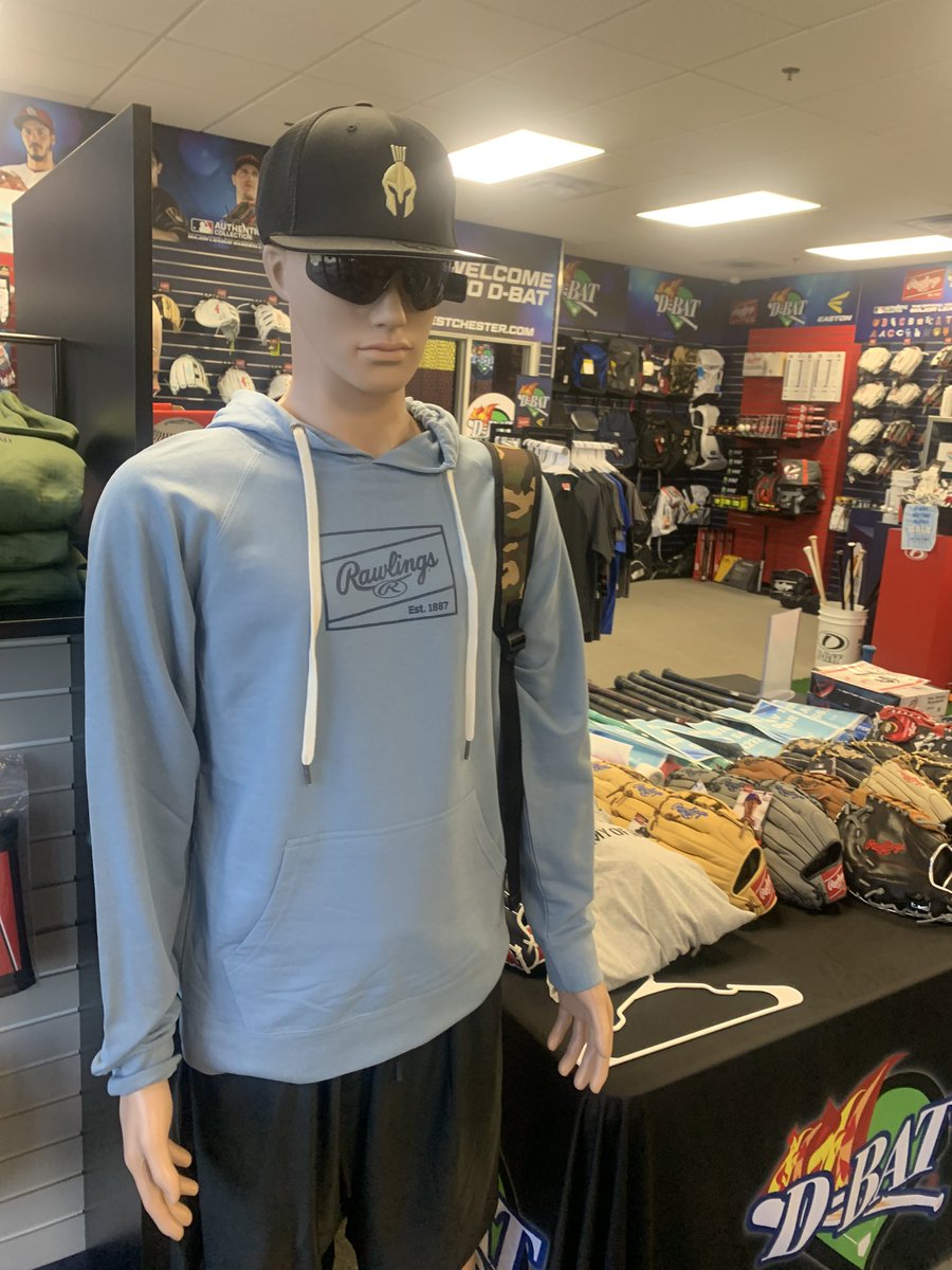 Joey Brrrrrrow got cold this morning. Good thing we have it covered with the new Rawlings long sleeves and hoodies!