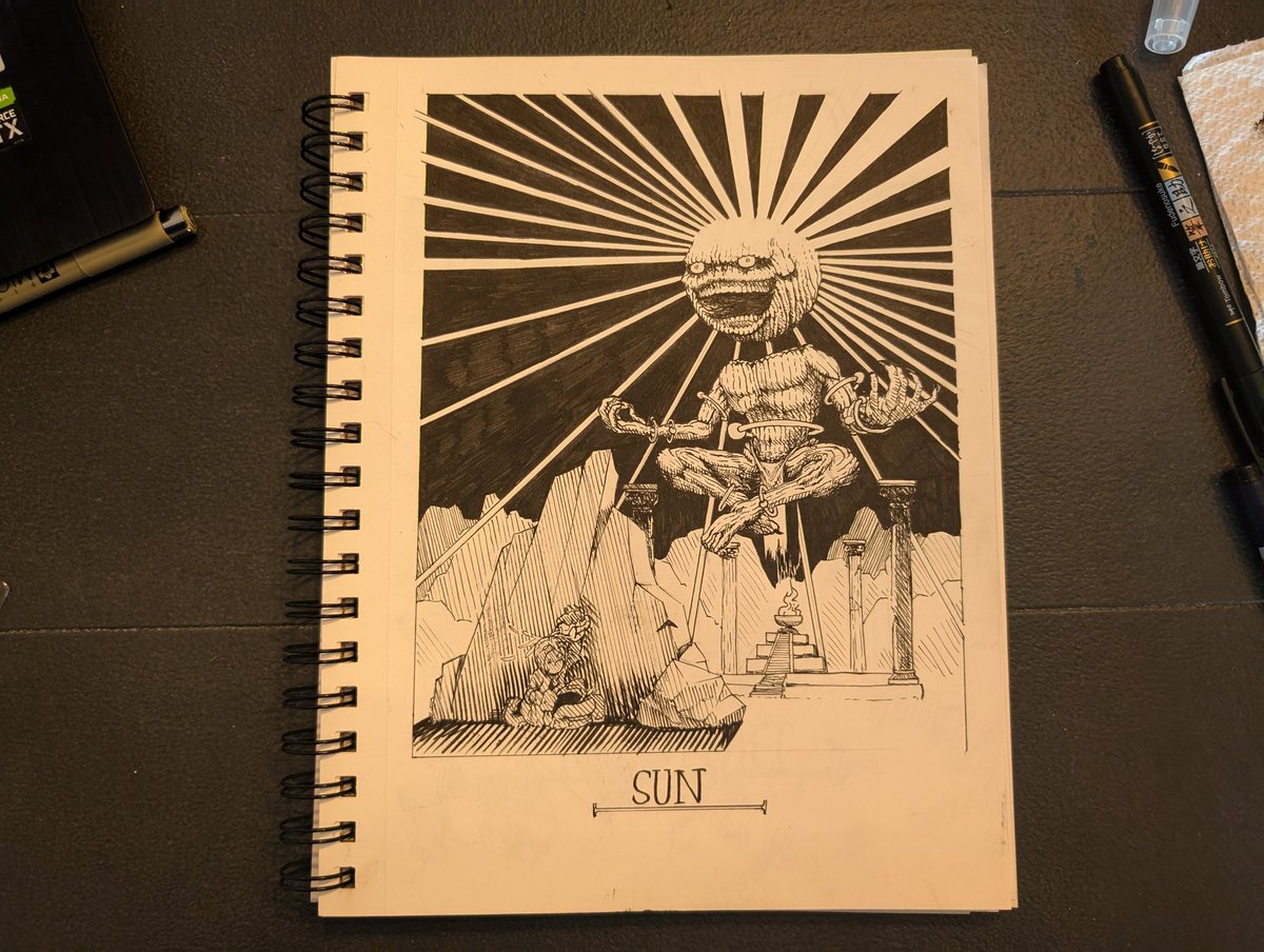 Silent_Biscuit's tweet photo. Inktober Day 9 - Sun

#inktober #inktober2024 #inktobersun #inktober2024sun https://t.co/XwvHRGN9wu