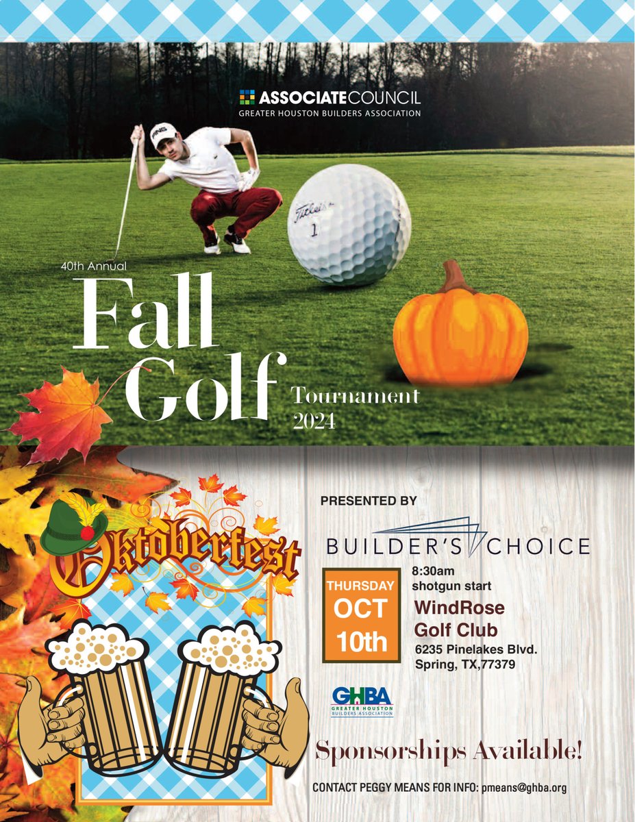 BPTGT's tweet photo. The GHBA Associate Council Golf Tournament was a blast! Thanks for everyone who came out to support #BPTPinkOctober โณ๏ธ https://t.co/lNYTHAVamp