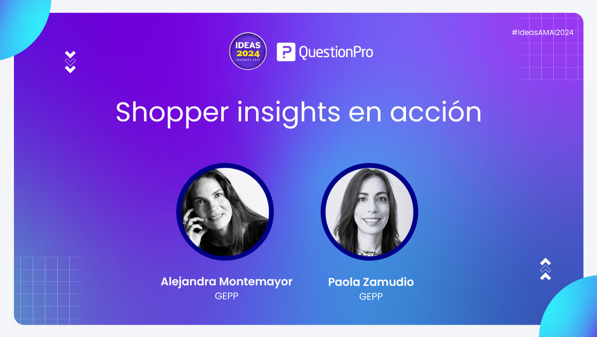 ¡Nos acercamos al final! Esta es la última plática en #IDEASAMAI2024 por <a href="/AmaiMexico/">Amai México</a> .  🎉

Terminamos con broche de oro presentando: "Shopper Insights en Acción"  Presentación por Alejandra Montemayor, Insights Director y Paola Zamudio, Shopper Insights Manager en <a href="/gepp/">GEPP</a>