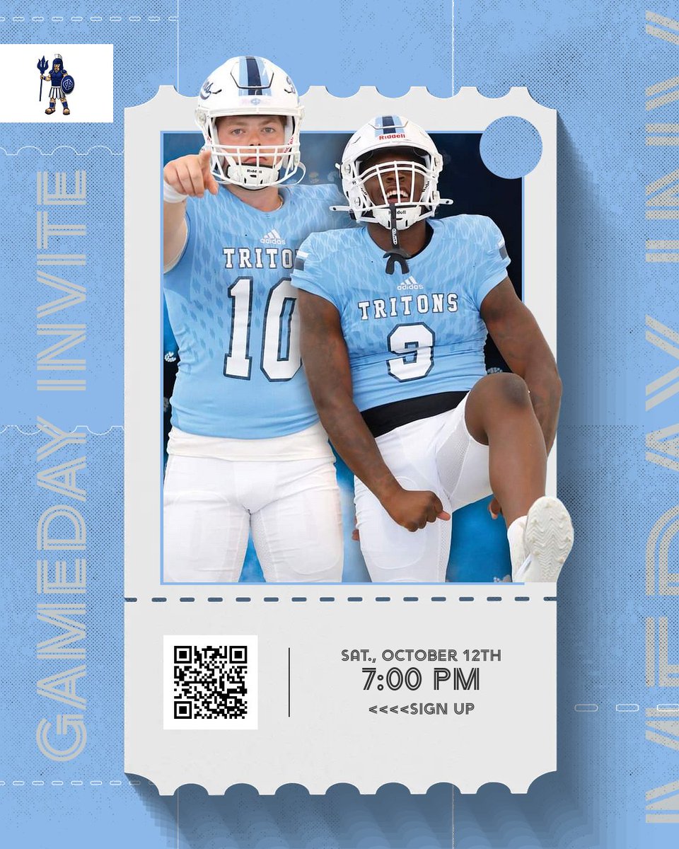 Thank you for the GameDay invite! <a href="/TritonNation/">Iowa Central Football</a>
