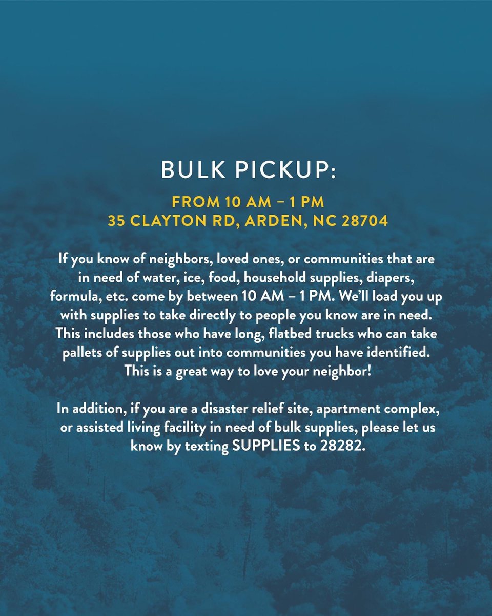 Tomorrow is day 14 of Helene recovery. Our city of 100 Thousand still has no municipal water and 47% have no power. Cell service is still 0-2 bars LTE. Many outlying areas have none of these things. Schools closed indefinitely. So many lives lost, so many survived but lost