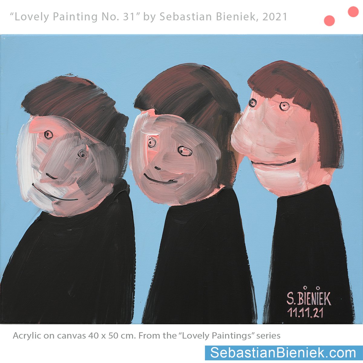 „Lovely Painting No. 31“, by Berlin based artist Sebastian Bieniek, 2021, acrylic on canvas. From the „Lovely Paintings“ series.

More: sebastianbieniek.com/lovely 

#LovelyPaintings #SebastianBieniek #Bieniek #LovelyPainting #LovelyPainting31 #Painting #Gemälde #Art #Artwork #Kunst