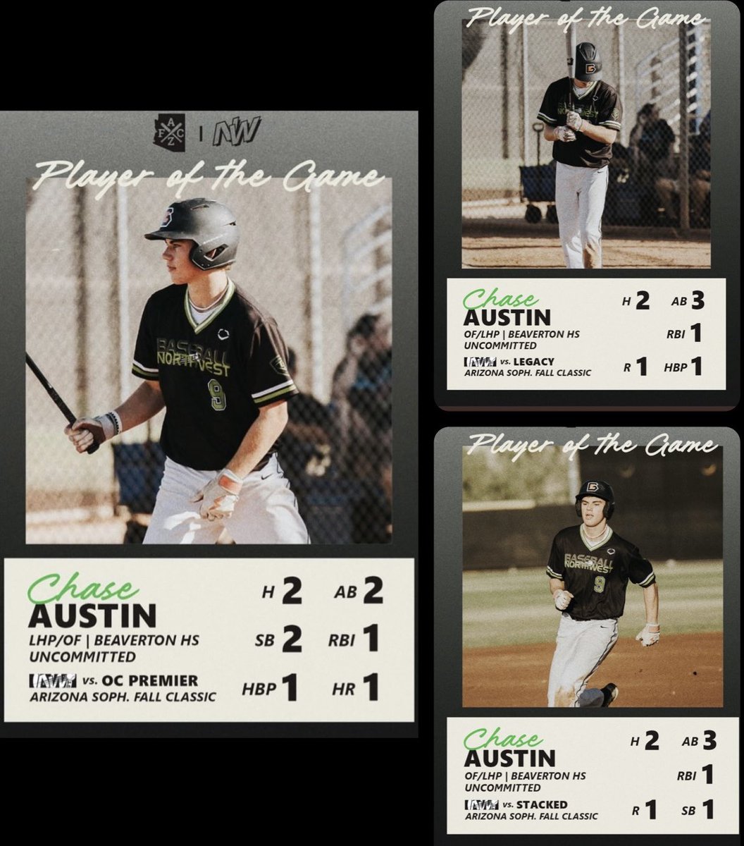 ChaseAustin_7's tweet image. Thank you @BaseballNW for a great weekend in the ☀️ @AZFallClassic! Great event, great teammates, and appreciate the opportunity!
@kgundypitching @BHSBaseballOR @FiveToolNW