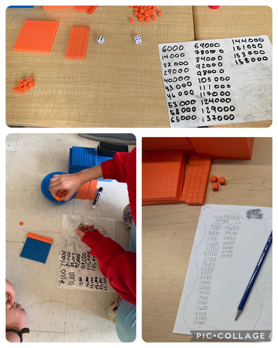 Today, grade 6 students played a game of “Race to One Million”. Lots of lightbulb moments as students explored place value relationships using BIG numbers! 💡🎲🙌