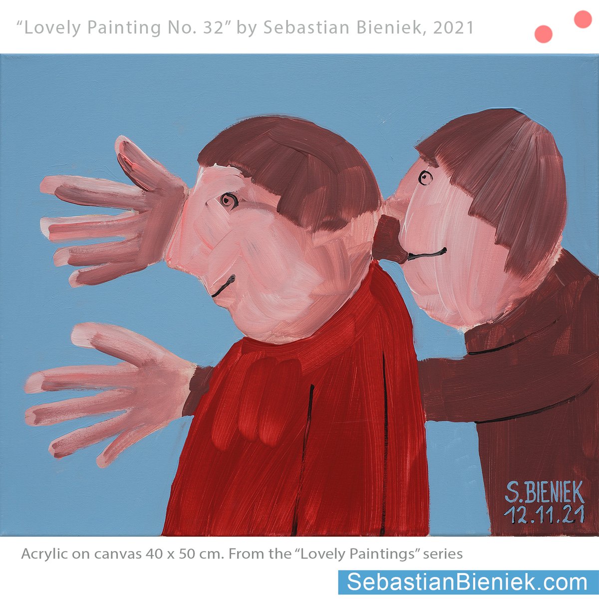 „Lovely Painting No. 32“, by Berlin based artist Sebastian Bieniek, 2021, acrylic on canvas. From the „Lovely Paintings“ series.

More: sebastianbieniek.com/lovely 

#LovelyPaintings #SebastianBieniek #Bieniek #LovelyPainting #LovelyPainting32 #Painting #Gemälde #Art #Artwork #Kunst