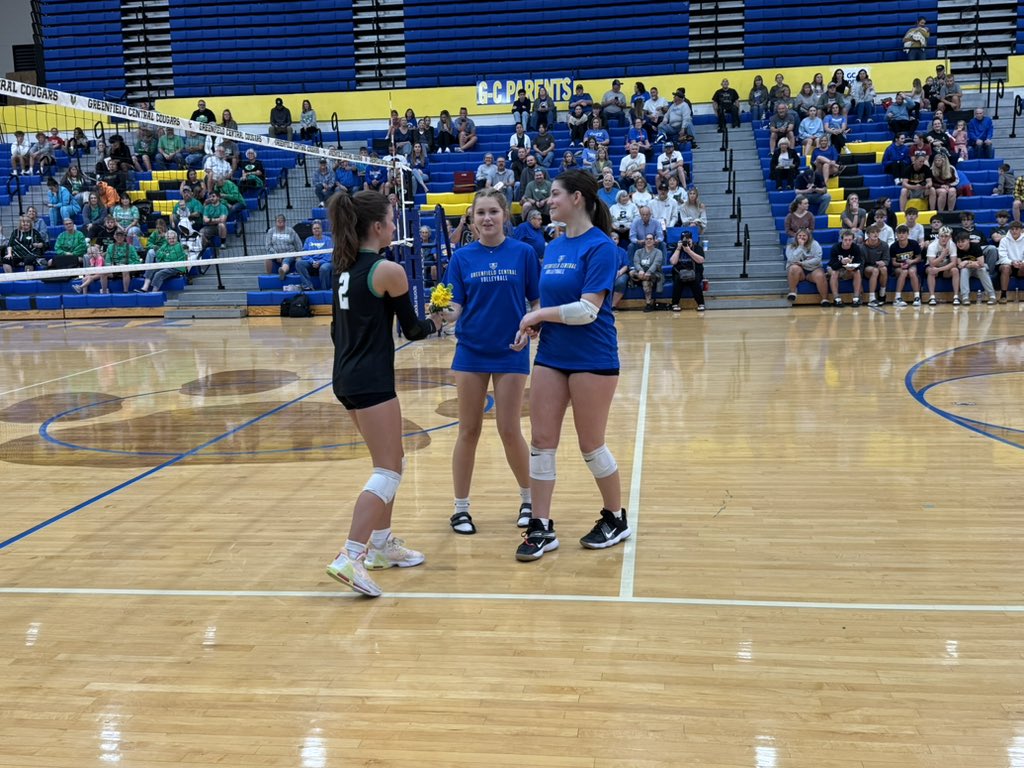 Congratulations to our <a href="/GCcougarsVB/">GCHS Volleyball</a> Seniors!!

And a shoutout to <a href="/TCTIGERS/">TCTIGERS</a> ‘s 4 VB seniors 👏🏼
