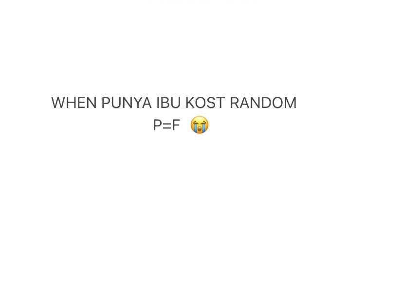 siafa yg ambil huruf P nya ibu kost? balikin ga😭😭