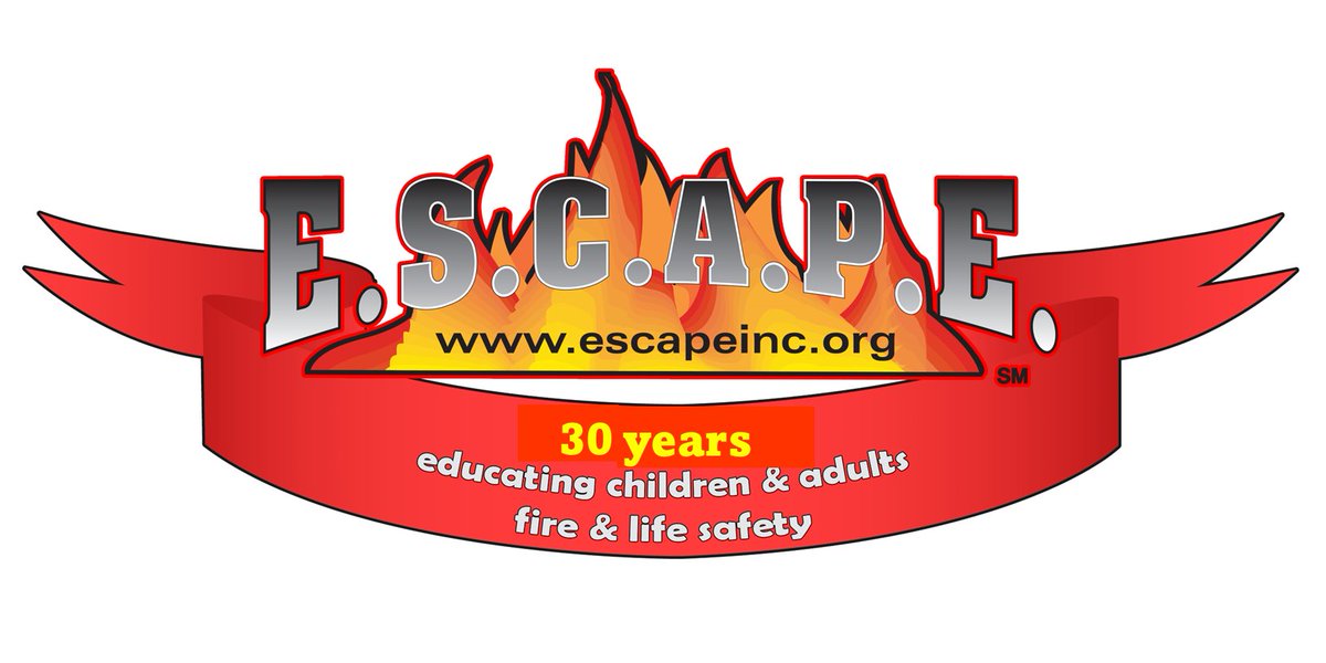 Happy Birthday, <a href="/ESCAPEFireSafty/">ESCAPE Fire Safety</a>.   Today, October 10th, begins the non-profit charity's 30th year providing fire and life safety education.  (1995 - 2025).  E.S.C.A.P.E. is Education, Showing Children and Adults Procedures for Evacuations.