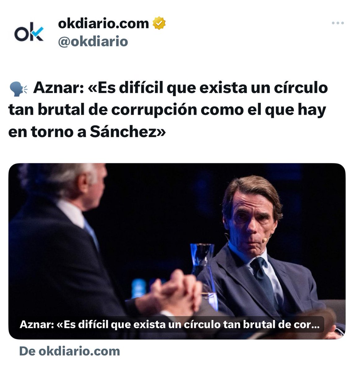 Pero sin en la boda de tu hija hubo más imputados que invitados, qué coño me estás contado.