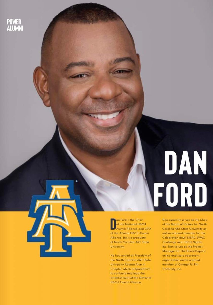 ATLHBCUAlumni's tweet photo. Thank you, @HBCU_Times , for recognizing and featuring President Dan Ford of @ATLHBCUAlumni. Congratulations, Dan, on being Power Alumni in the Fall issue.👏🏽 #AggiePride  #HBCUTimes #PowerAlumni #AHBCUAA https://t.co/pc65kE7sNi