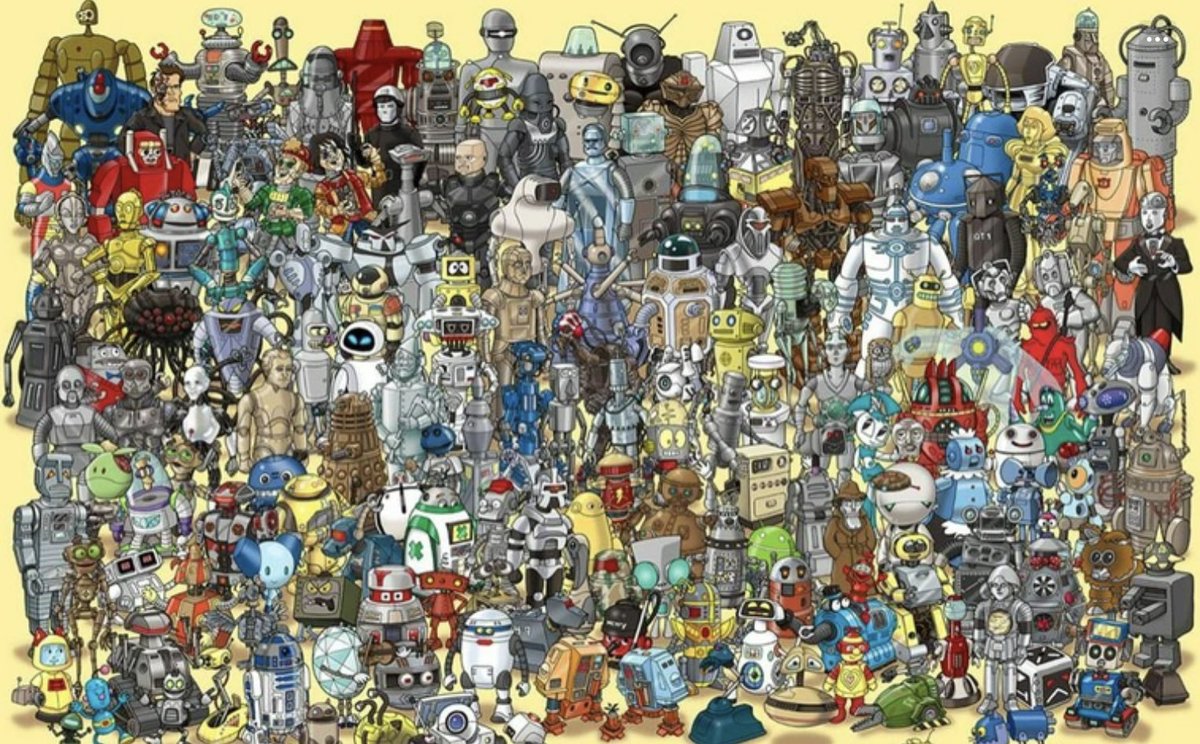 Help me and respond here with an image of a humanoid(ish) robot you like. It can be from a movie, a fantasy creation, from pop culture, one that is actually being built, but let’s not include GenAI ones. I’ll use it for a fun - and potentially insightful - project, which I’ll