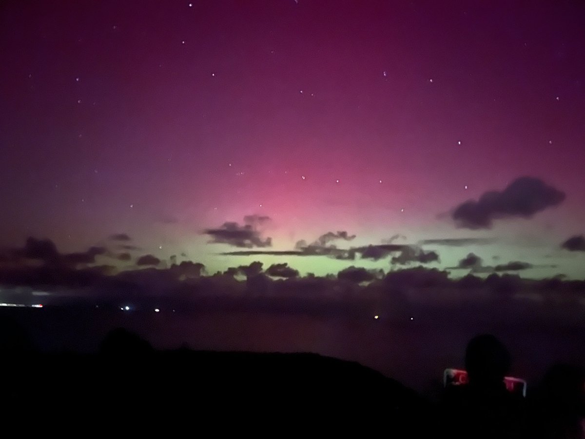 Northern lights from the north coast