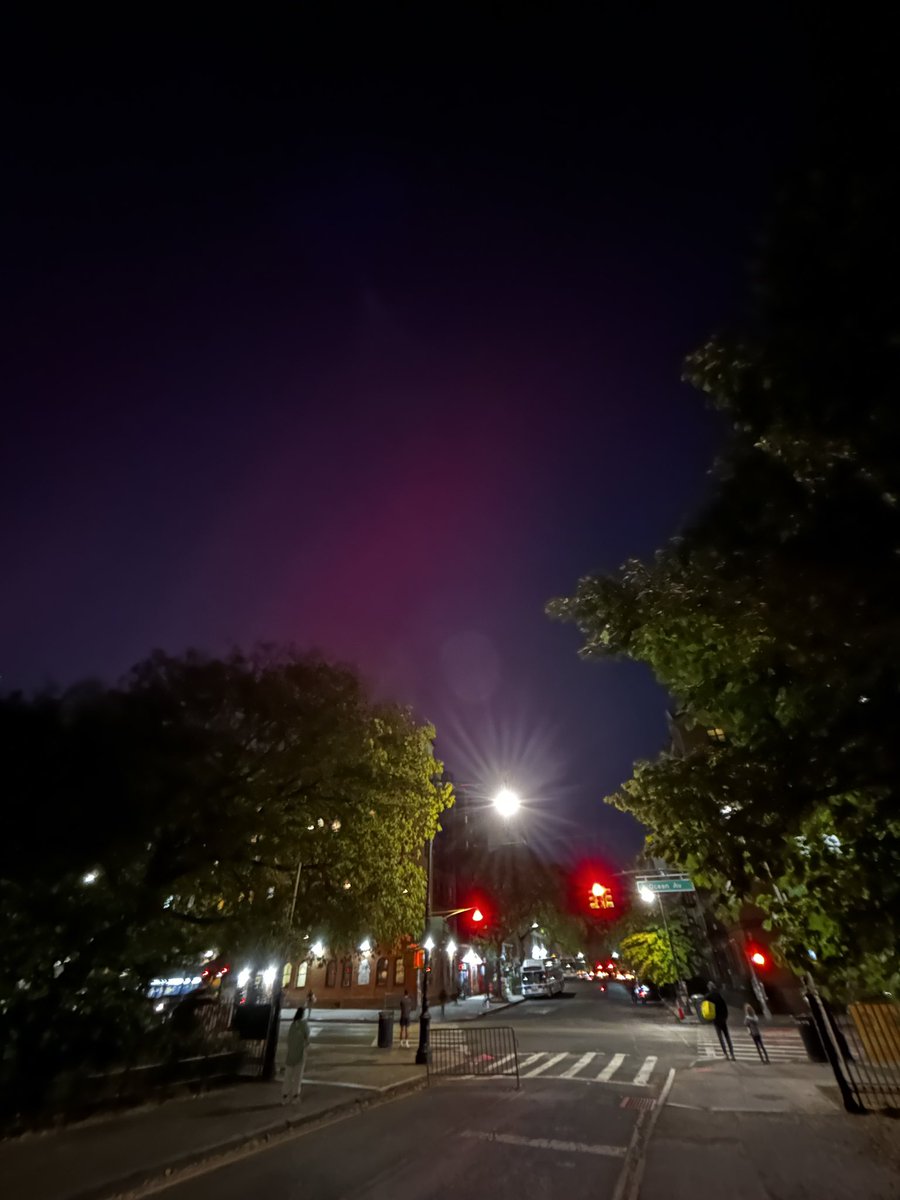 Northern lights in Brooklyn!