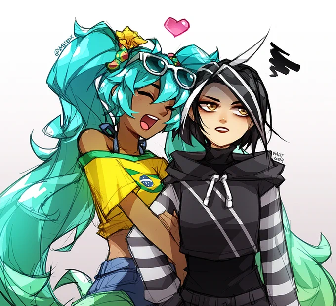 Brazilian Miku and X-chan! 
