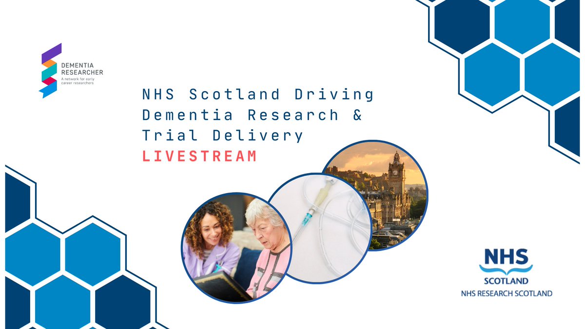Dementia Researcher (@demrescommunity) on Twitter photo Join us live with Dr Emma Law & Jacqui Kerr <a href="/NRS_NDN/">Neuroprogressive and Dementia Research Network ๐</a> to learn how Scotlandโs Neuroprogressive and Dementia Network connects people with dementia to cutting-edge trials.
Tuesday 15th October - 2.30pm
youtube.com/live/TuLOoAVHcโฆ Join us live with Dr Emma Law & Jacqui Kerr <a href="/NRS_NDN/">Neuroprogressive and Dementia Research Network ๐</a> to learn how Scotlandโs Neuroprogressive and Dementia Network connects people with dementia to cutting-edge trials.
Tuesday 15th October - 2.30pm
youtube.com/live/TuLOoAVHcโฆ