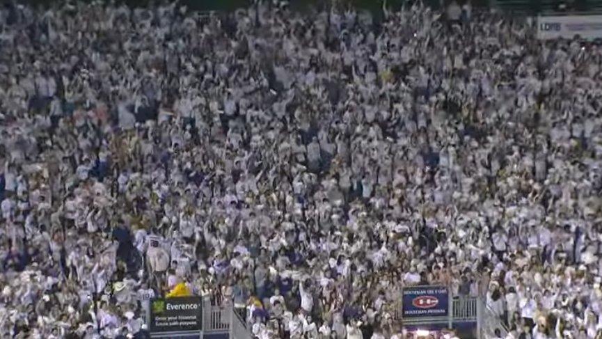 White out at James Madison for tonight's kickoff with Coastal Carolina on ESPN2!