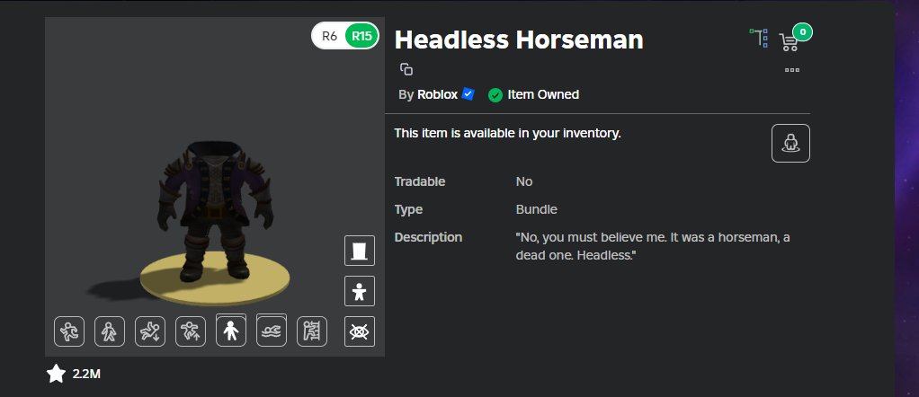blufinityy's tweet photo. #Roblox HEADLESS HORSEMAN GIVEAWAY!!!

Giveaway is being hosted in my Discord server!: https://t.co/liXlfMfhST

Requirements and how to enter and claim are posted in the GIVEAWAYS channel

X/Twitter steps: Like, Follow, Repost, Comment https://t.co/PdKNplLEck