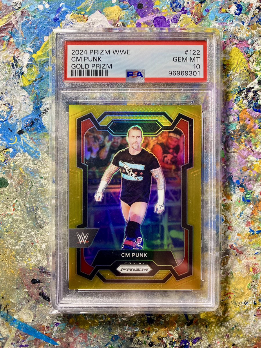 TheCardist's tweet image. 💥 BACK FROM PSA 💥

We got 3 BIG cards back from @PSAcard and couldn’t be more pumped!

@WWERomanReigns @CMPunk @bronbreakkerwwe @PaniniAmerica 

#RomanReigns #CMPunk #BronBreakker #WWE #prowrestling #wrestlingcards #PSA10 #PaniniPrizm #1of1