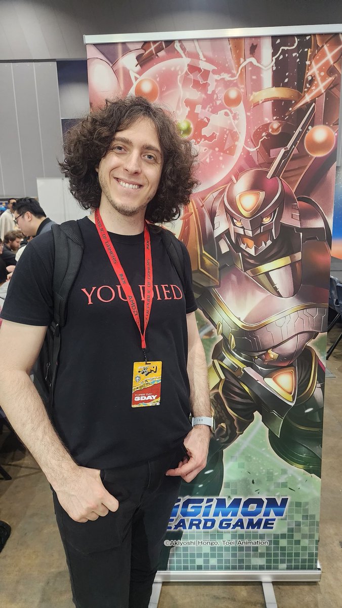 I had to snap a pic with my mate Alphamon here.  Love me some #Digimon #DigimonLiberator